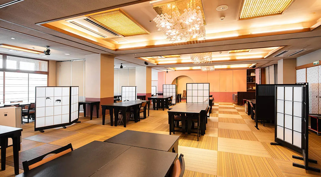 Second-floor main dining room