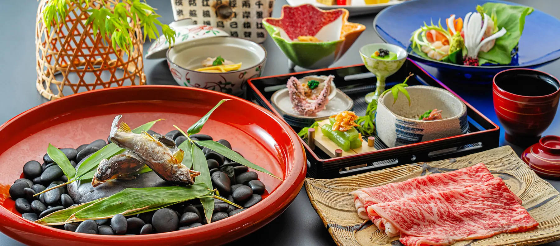 Itsu kaiseki course, first plate