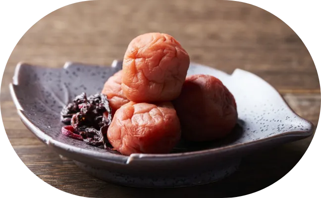 Salt-packed umeboshi
