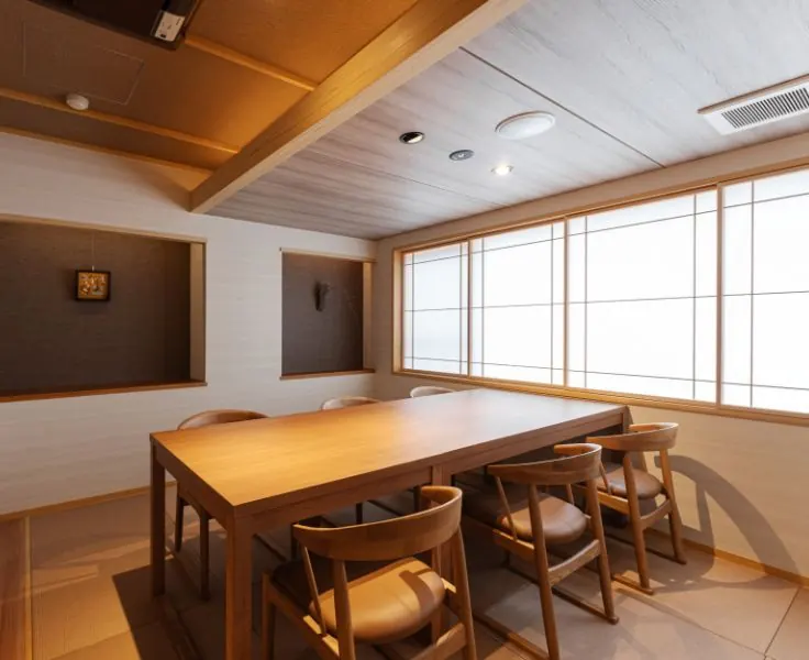 Irohatei table
