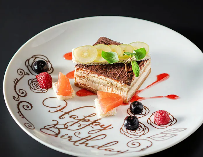 Dessert plate