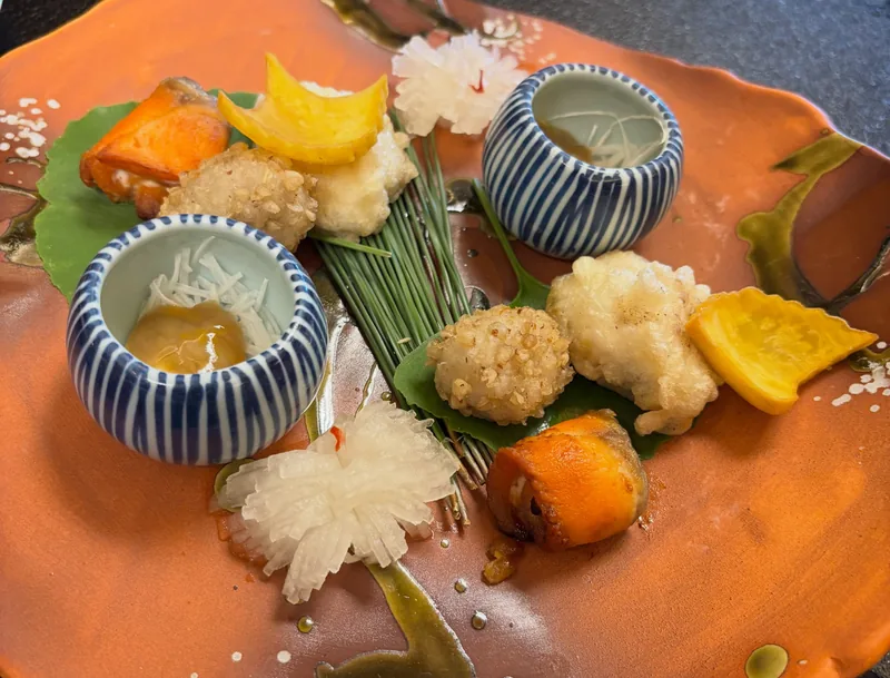 Autumn dishes at Ryokan Omori