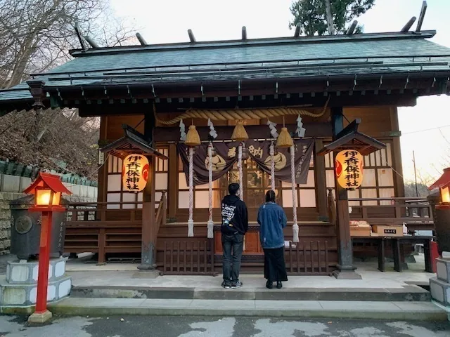 The precincts of Ikaho Shrine
