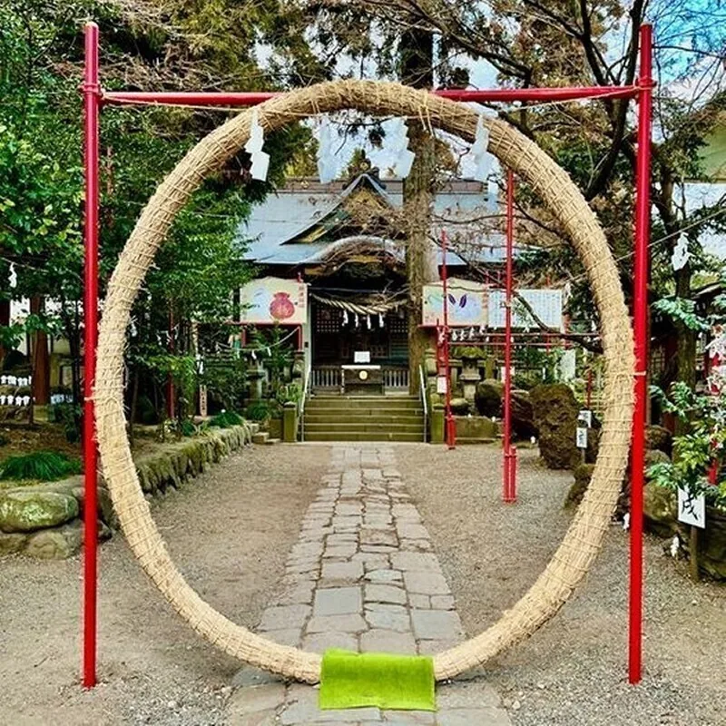 The precincts of Shibukawa Hachimangu
