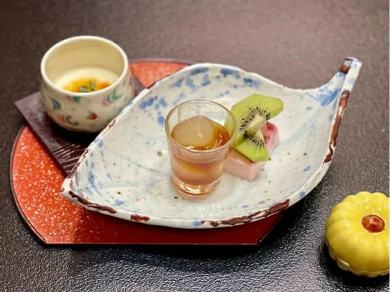 A further spring dish at Ryokan Omori
