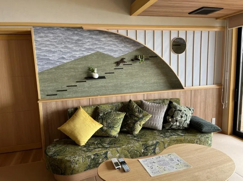A guest room at Ryokan Omori
