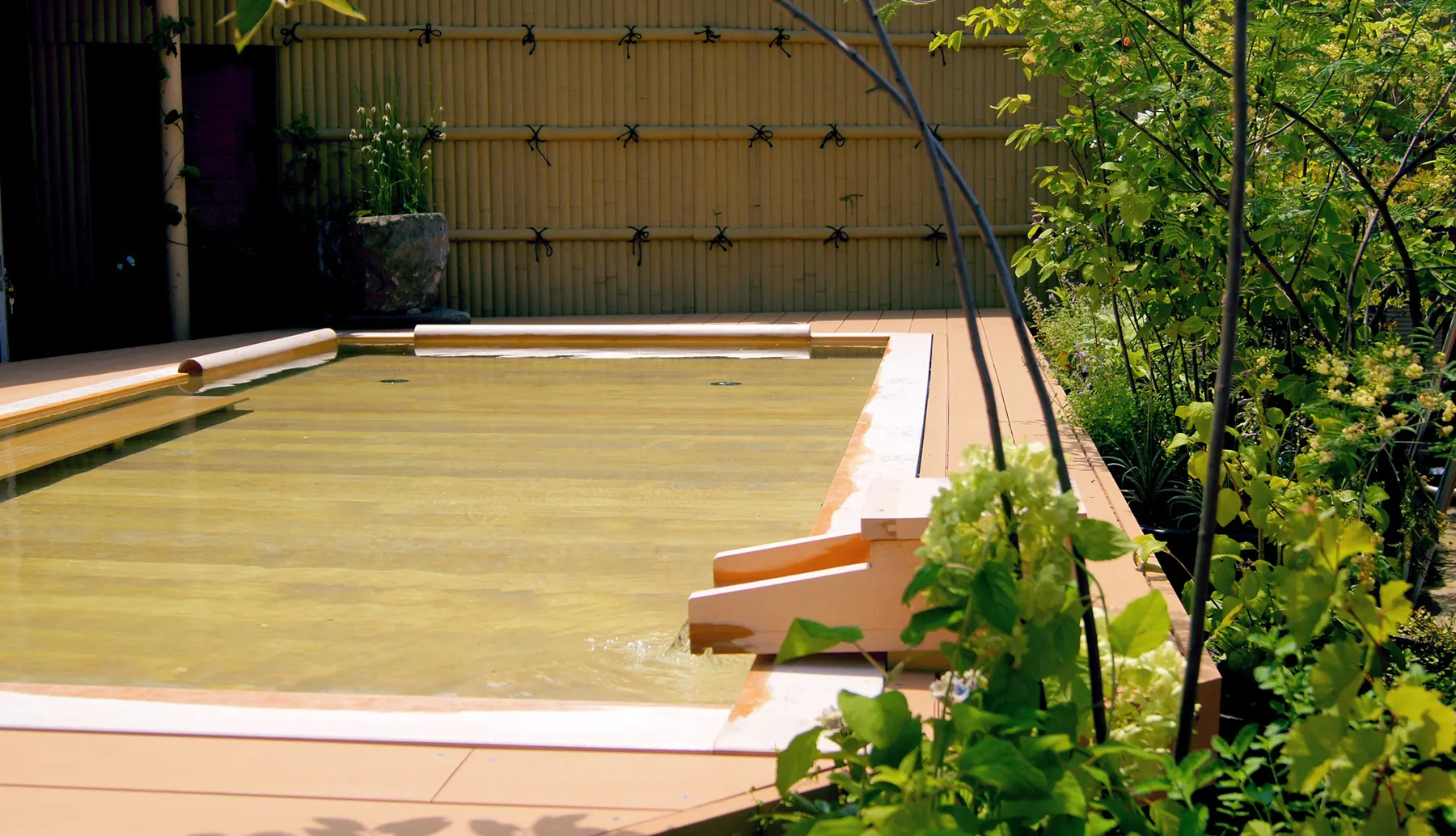 Open-air bath available for day visitors
