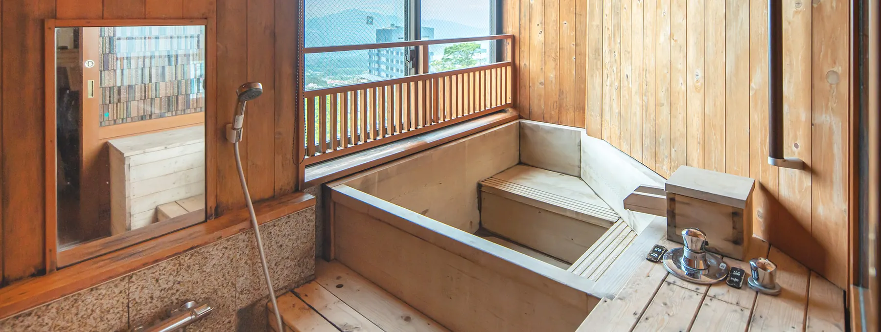 Beds in the Japanese-Western room