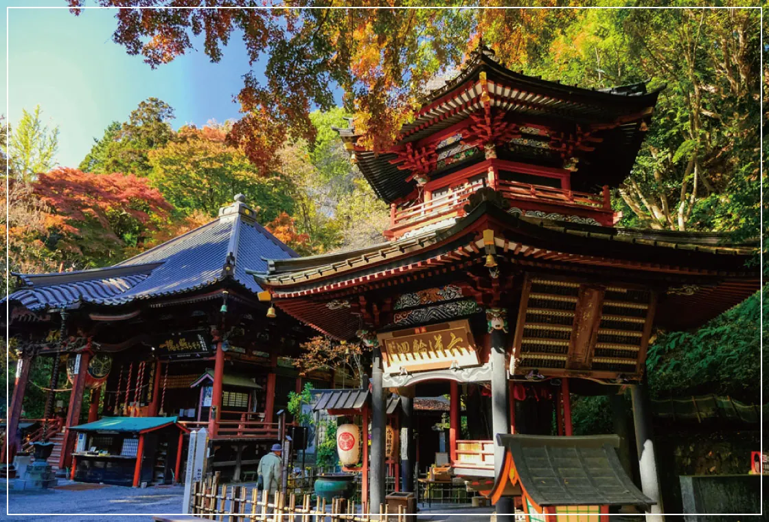 Mizusawa-ji and the udon street